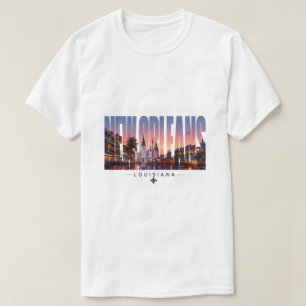 T-shirt Scène de voyage dans le Quartier français de La No