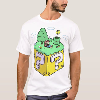 T-shirt Scène détente de jeux vidéo rétro