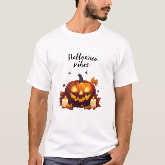 T-shirt scène d'Halloween (Devant)