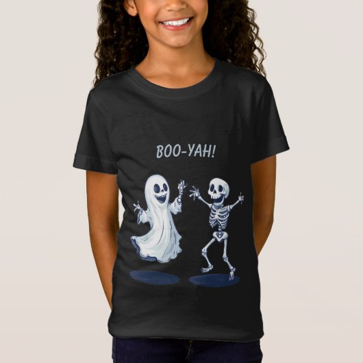 T-Shirt Scène d'Halloween éffrayant (Devant)