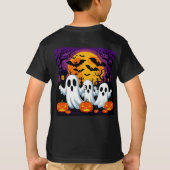 T-shirt Scène d'Halloween éffrayante avec fantômes (Dos)