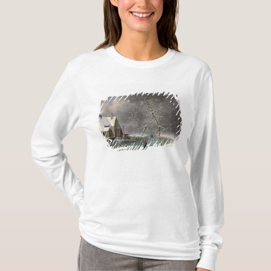 T-shirt Scène d'hiver (Devant)