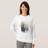 T-shirt Scène d'hiver, 19ème siècle (Devant entier)