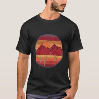 T-shirt Scène du désert montagneux du Sud-Ouest