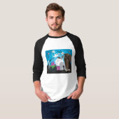 T-shirt Scène du monstre d'Halloween (Devant entier)