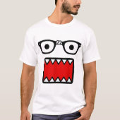 T-shirt Scene Kid Glasses & Cartoon Mouth Design (Devant)