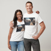T-shirt Scène résidentielle sur la commande de rive (Unisexe)