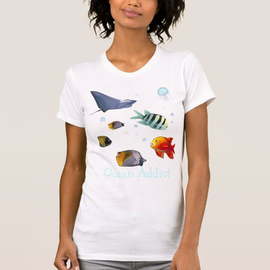 T-shirt Scène sous-marine (Devant)