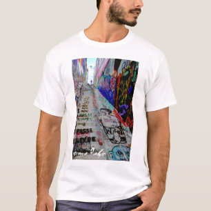 T-shirt Scène urbaine de graffiti à Valparaiso