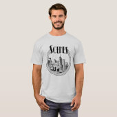 T-shirt Scènes Cercle Skyline (Devant entier)