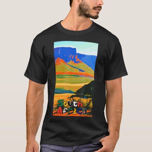 T-shirt Scènes d'Afrique du Sud 02 (Devant)