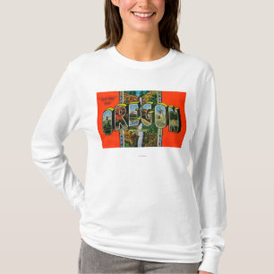 T-shirt Scènes de lettre d'OregonLarge