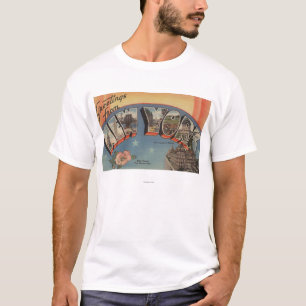 T-shirt Scènes New YorkGrandes lettresÉtat de New York