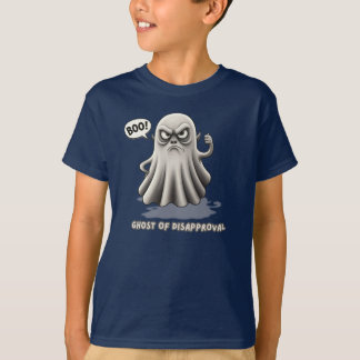 T-shirt Sceptique éffrayant : Fantôme de désapprobation
