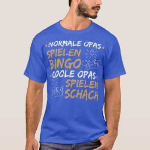 T-shirt Schachspieler Geschenk Opa Lustiges Schach Sprche
