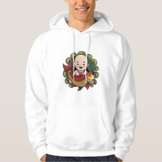T-Shirt | Schattigee jongen met Lucky Koi