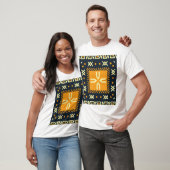 T-shirt Schawl Design : Carré indien Batik. (Unisexe)