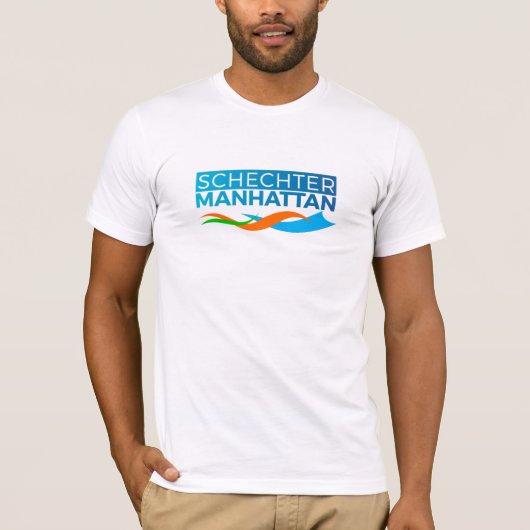 T-shirt Schechter Manhattan T Shirt (coupe homme) (Devant)