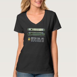 T-shirt Schéma de la locomotive du train DP2 de British Ra