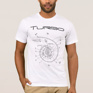 T-shirt Schéma de Turbo
