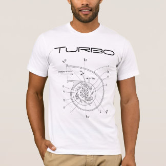 T-shirt Schéma de Turbo