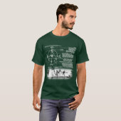 T-shirt Schémas d'une machine défectueuse (Devant entier)