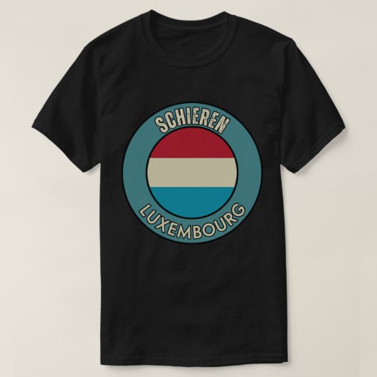 T-shirt Schieren, Luxembourg (Design devant)
