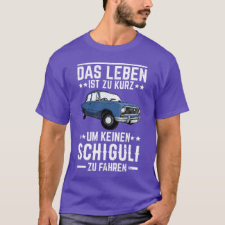T-shirt Schiguli Lada Russie voiture drôle disant fille vi