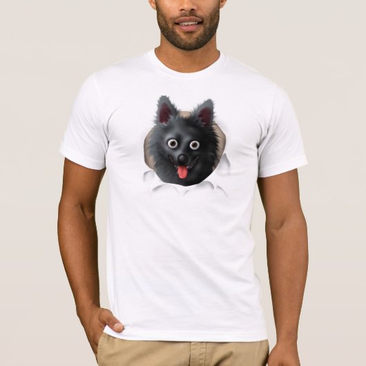T-shirt Schipperke éclatant (Devant)