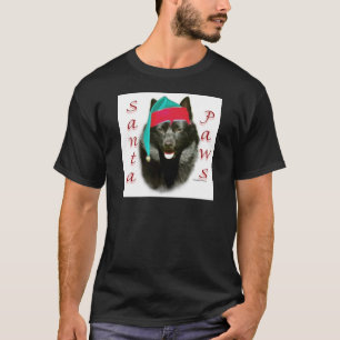 T-shirt Schipperke Père Noël Paws