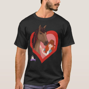 T-shirt schleich HORSE CLUB Hannah et son cheval cadeau