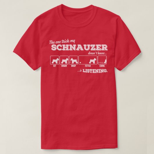 T-shirt Schnauzer 3 (Design devant)