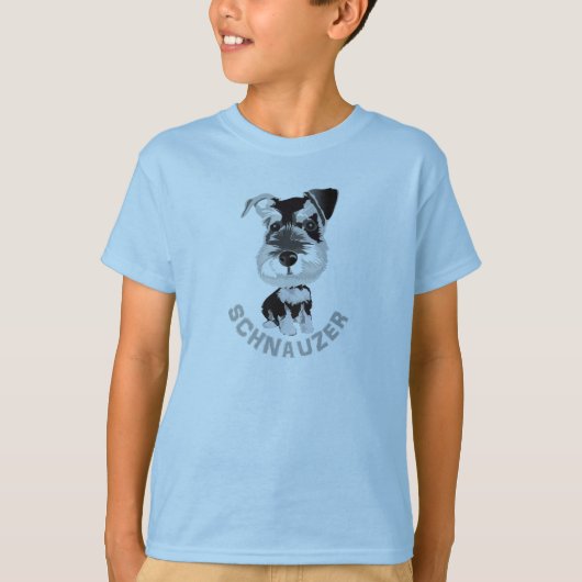 T-shirt Schnauzer chien (Devant)