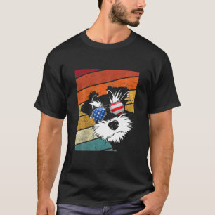 T-shirt Schnauzer Chien Drapeau Américain Schnauzer Patrio