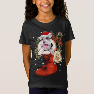 T-Shirt Schnauzer en choeur Noël Noël Noël Noël Noël Noël