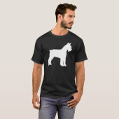 T-shirt Schnauzer géant (blanc) (Devant entier)