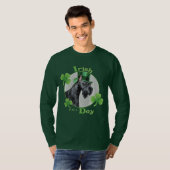 T-shirt Schnauzer géant du jour de St Patrick (Devant entier)