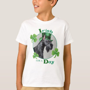 T-shirt Schnauzer géant du jour de St Patrick