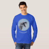 T-shirt Schnauzer (Giant, Standard) Peinture - Chien Art (Devant entier)