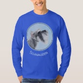T-shirt Schnauzer (Giant, Standard) Peinture - Chien Art (Devant)