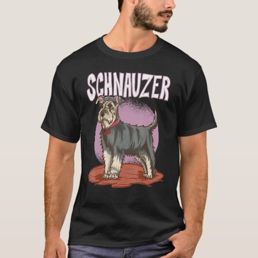 T-shirt Schnauzer - Identification du chien - Odeur de chi (Devant)