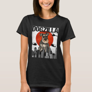 T-shirt Schnauzer japonais vintage de Dogzilla