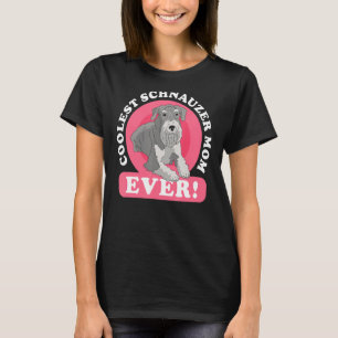 T-shirt Schnauzer Maman Propriétaire de chien Schnauzer