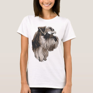 T-shirt schnauzer miniature