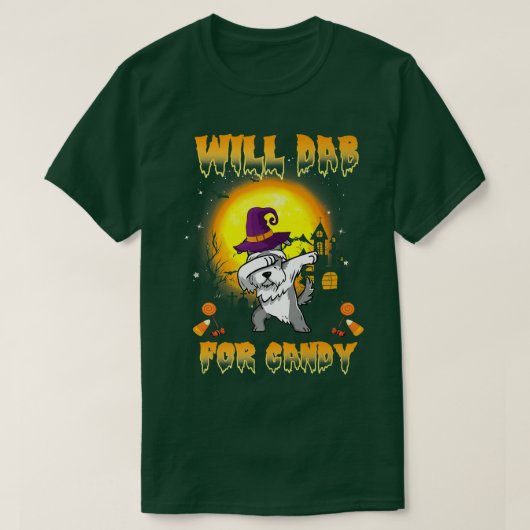 T-shirt Schnauzer miniature Dabbing Dog Will Dab pour bonb (Design devant)