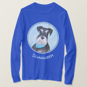 T-shirt Schnauzer (Miniature) Peinture - Chien original mi