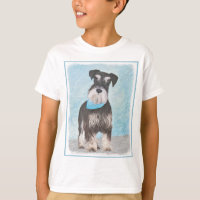 Schnauzer (Miniature) Peinture - Chien original mi