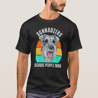 T-shirt Schnauzer Mittelschnauzer Chien