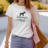 T-shirt Schnauzer Mom