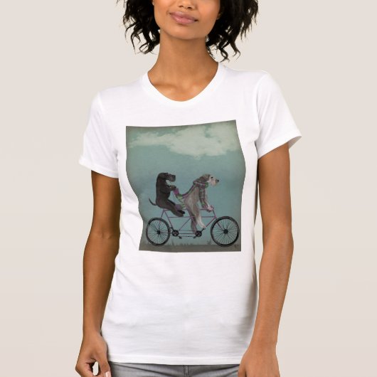 T-shirt Schnauzer Tandem (Devant)